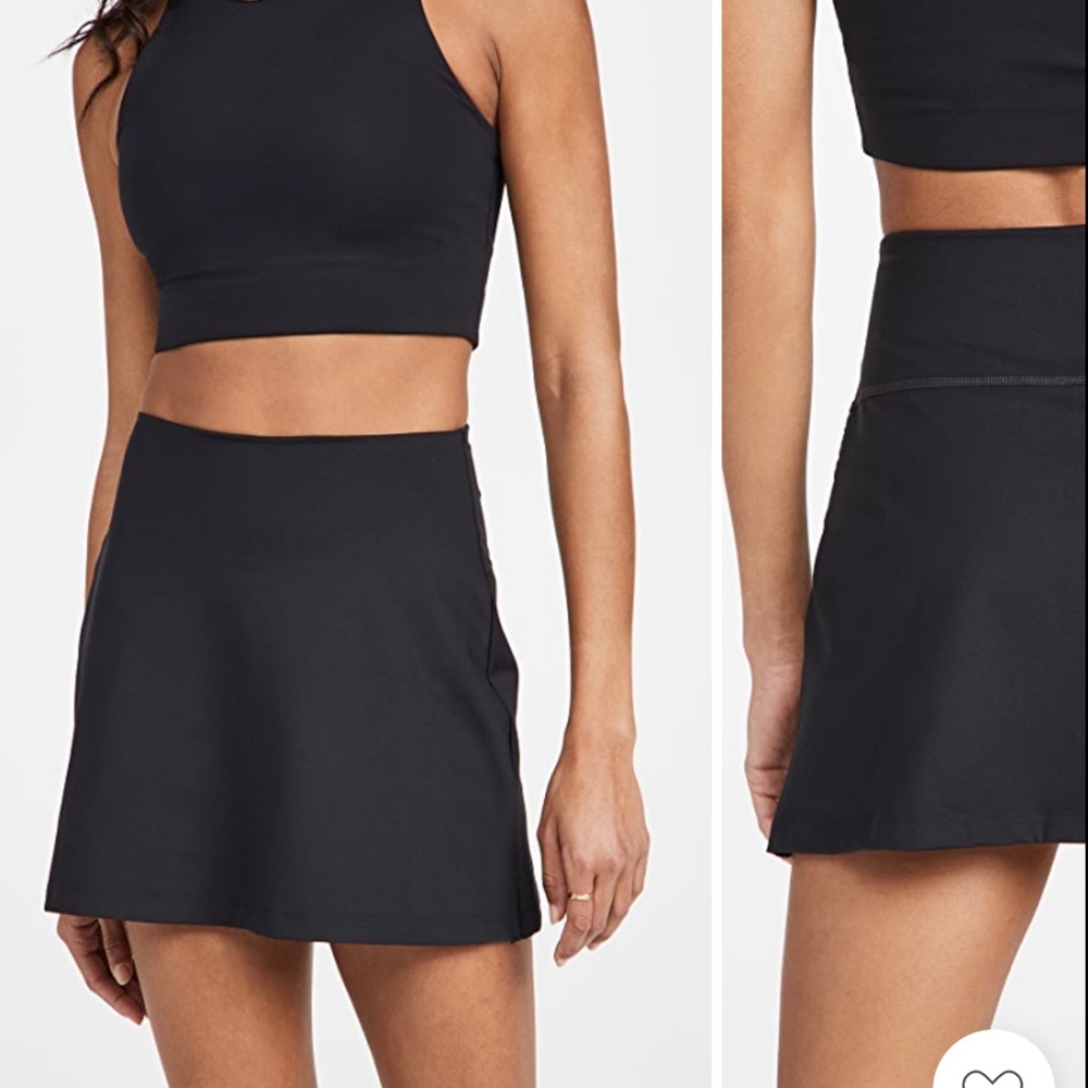 Girlfriend Collective Black Skort L